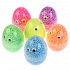 Набор шарикового крупнозернистого не застывающего пластилина, 6 цветов, глаза, яйца ) - миниатюра №1